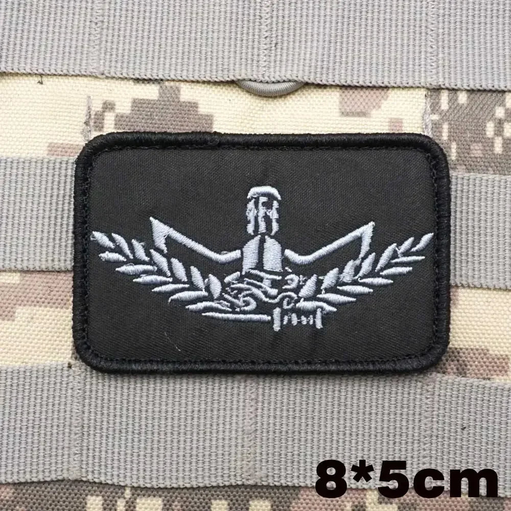 Israel Flag Embroidery Patch Hook and Loop Mlrs Army Morale Badge Israeli Language Outdoor Equipment Tactical Backpack Sticker