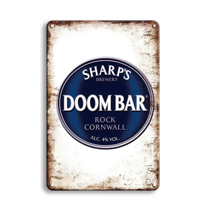 Retro Whiskey Plaque Metal - Enhance your decor with this lovely vintage metal sign. Ideal for pub,bar,club,living room,man cave