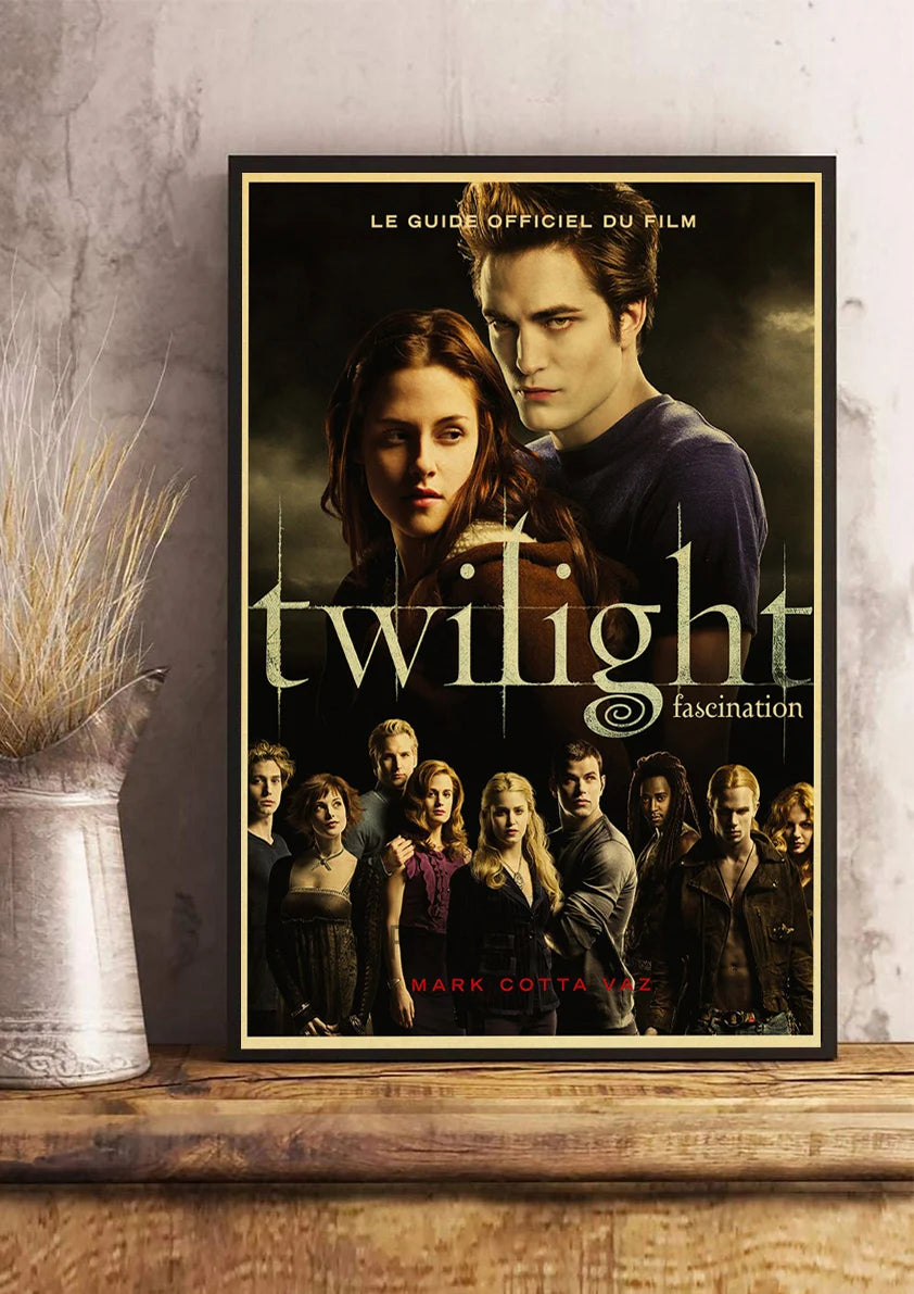 Film TV Movie Twilight Vintage Posters Wall Bedroom Painting Nostalgia Decor Aesthetic Cartoon Art Gift Print Art Wall Paintings