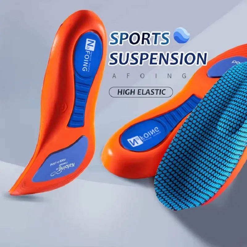 Orthopedic Insoles for Feet Sport Shock-absorbing Insole for Shoes Arch Support Plantar Fasciitis Templates Pads Men Women Sole