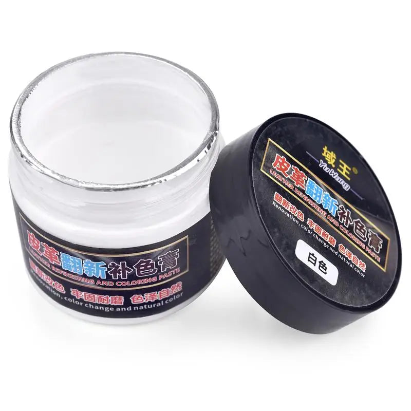 50ml Leather Paint Shoe Cream Coloring Leather Dye Repair Restoration Colors Change Paints For Bag Sofa Car Seat Scratch Brown