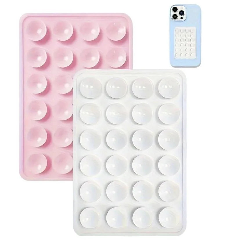 Silicone Suction Phone Holder Mat, Wall Stand