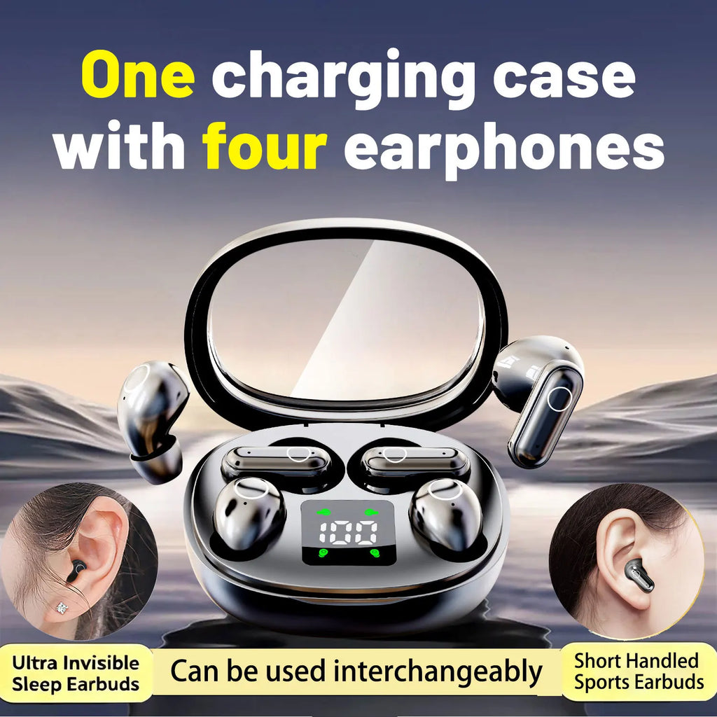 INSONIXN 2in1 Wireless Bluetooth Earbuds