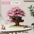 DIY Sakura Tree Building Blocks Set Diy Cherry Blossom Bricks with