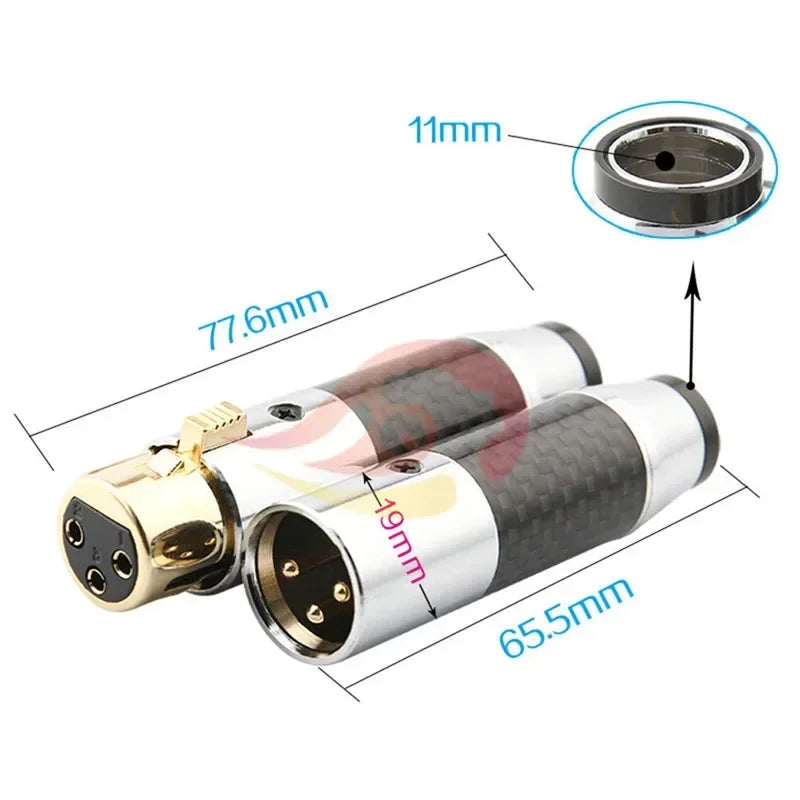 3 Pin XLR Connector Consumer Electronics Male Female Audio