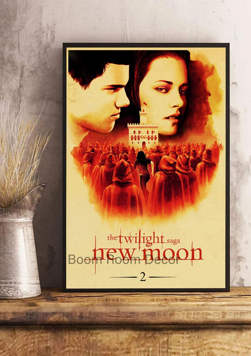 Film TV Movie Twilight Vintage Posters Wall Bedroom Painting Nostalgia Decor Aesthetic Cartoon Art Gift Print Art Wall Paintings