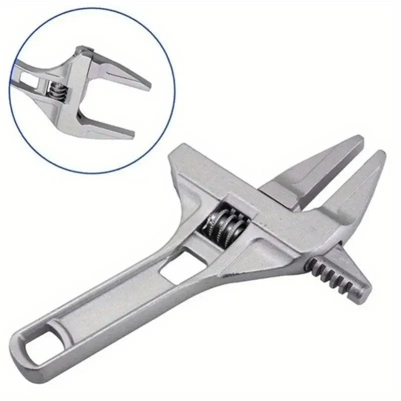 1Pc Mini Adjustable Bathroom Adjustable Wrench Strong Clamping Large
