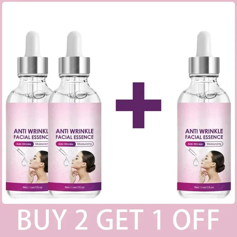 Facial Anti-Wrinkle Serum Fade Fine Lines Anti-Aging Whitening Moisturizing Remove Freckles Brighten Facial Skin Care