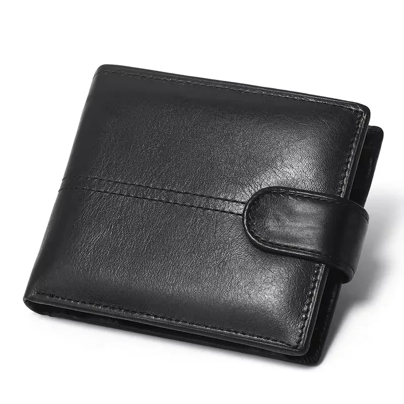 Rfid Leather Mens Wallet with Coin Pocket Designer Dollar Mens Leather Wallet with Rfid
