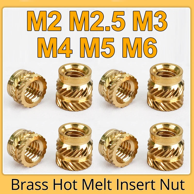 M2 M2.5 M3 M4 M5 M6 M8 Brass Hot