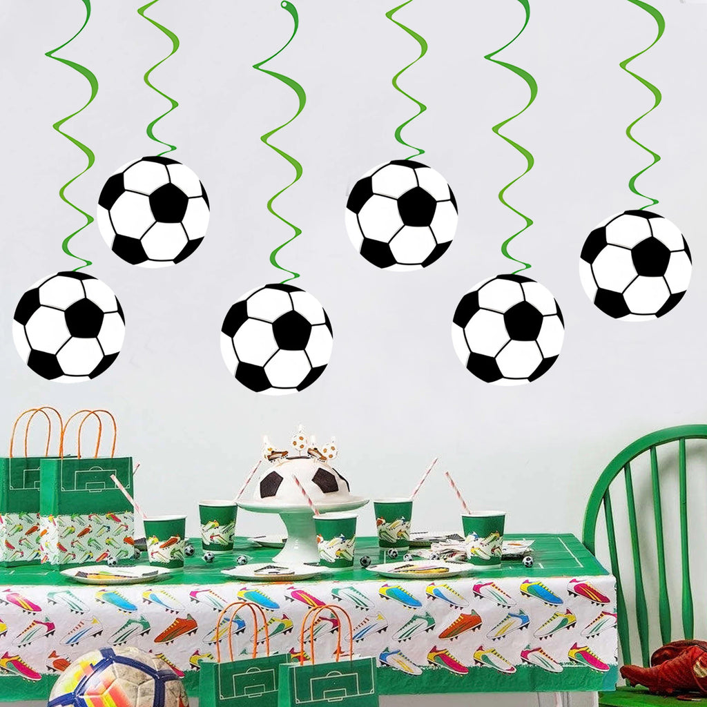 2sets/1set Soccer Happy Birthday Banner Set Football Theme Birthday
