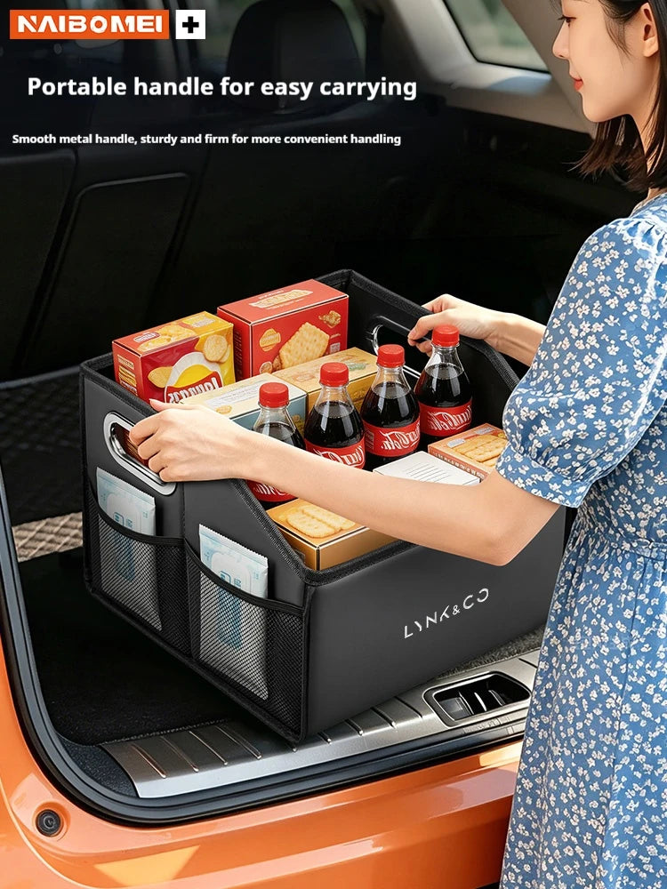 Car Trunk Storage Box Multifunctional Toolbox Trunk Organizer For