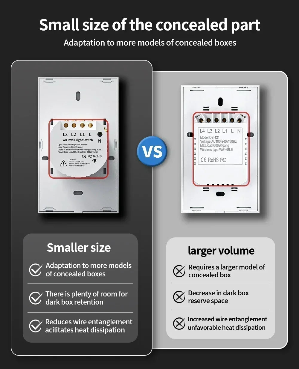 TNCE Tuya Smart Switch WIFI or zigbee