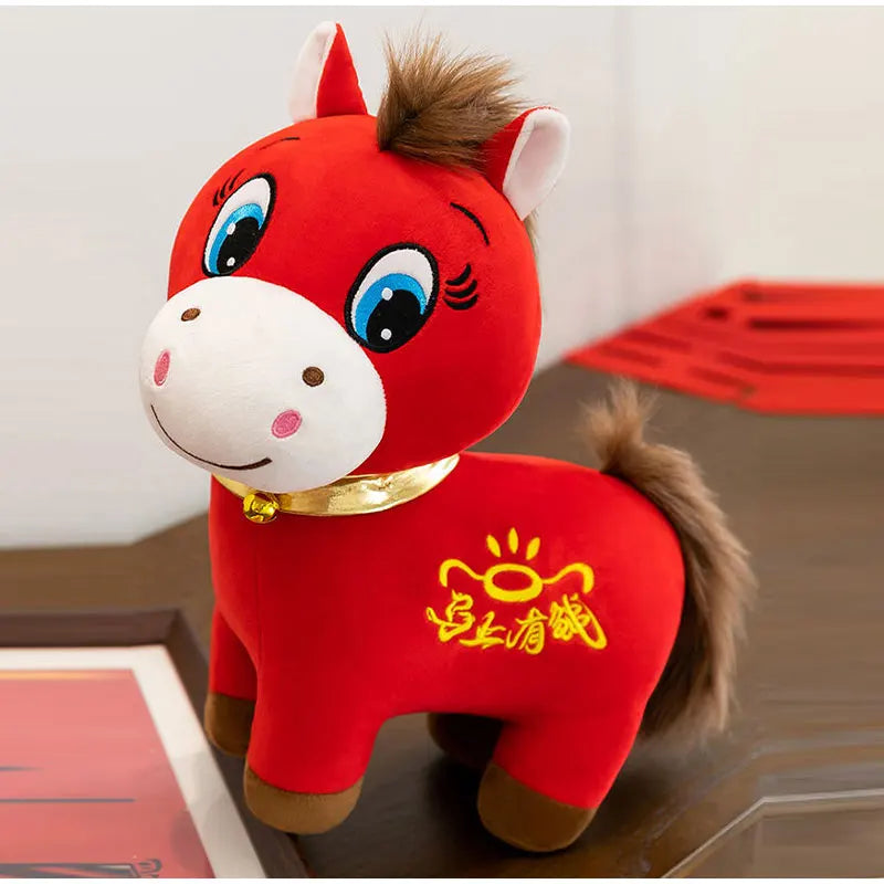 Crying Horse Ornament 2026 Horse Mascot Money Coming Soon Smiling Crying Horse Zodiac Horse Festival Kid Gift Home Decoration