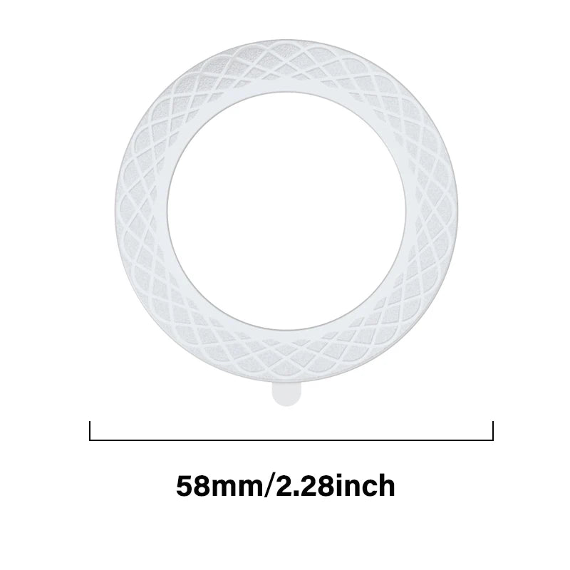 Magnetic Phone Ring Plate for Magsafe Wireless Charging Strong Magnet Sheet Sticker Car Phone Holder for iPhone 17 16 15 Samsung