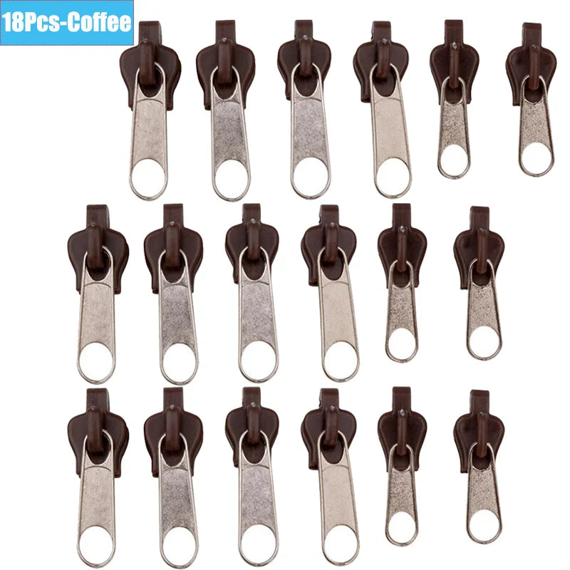6/36pcs Fix Zip Puller Universal Instant Zippers Fix Zipper Repair Kit Replacement Zipper Pull Slider For DIY Sew Accessories