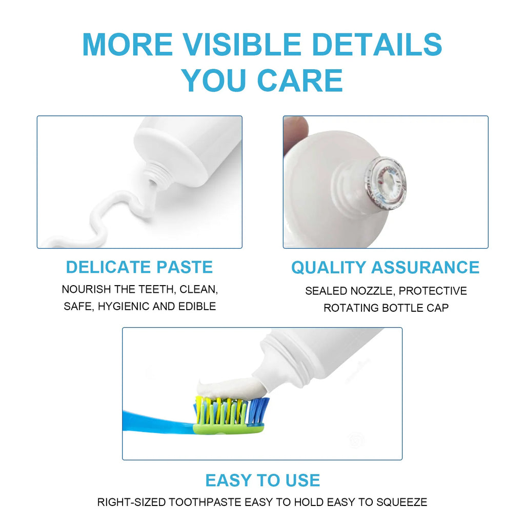 YEGBONG Pet Toothpaste Edible Formula Tartar Control Freshens Breath Gentle Oral Cleaning for Dogs Cats All Breeds Daily Use