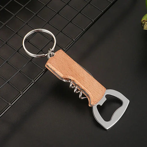 10Pcs Wooden Bottle Opener Home Supplies Beer Opener Kitchen Accesories Wine Opener Drink  Wedding Gifts For Guests