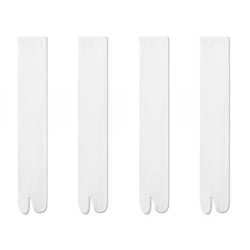 2/4Pairs Man Socks Comfortable Soft Fashion Tabi Toe Socks  Summer Two Finger Socks Kimono Flip Flop Sandal Split Tabi Toe Sock