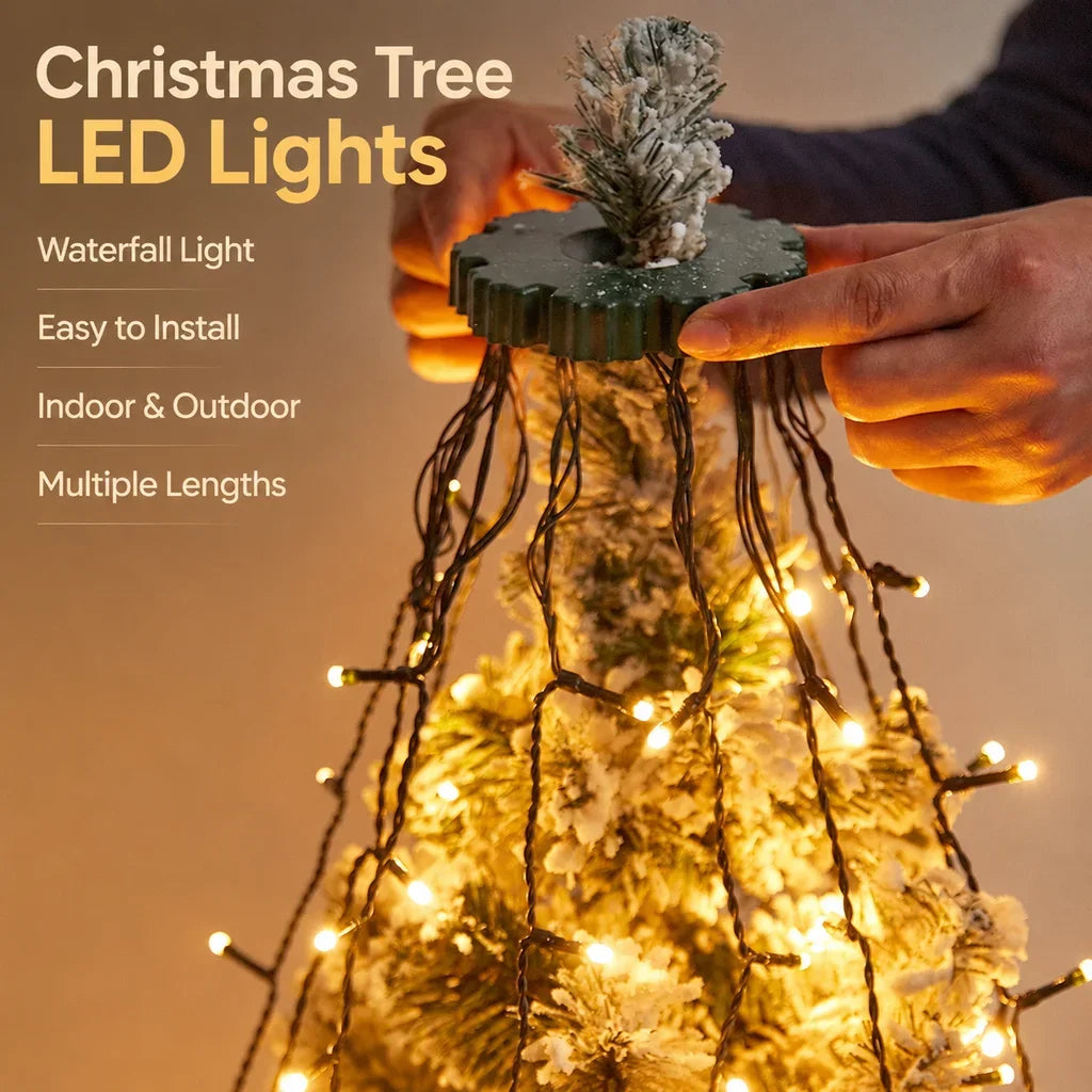 Creative Christmas Tree Led Lights Strips 1.5M/2M/3M New Year's