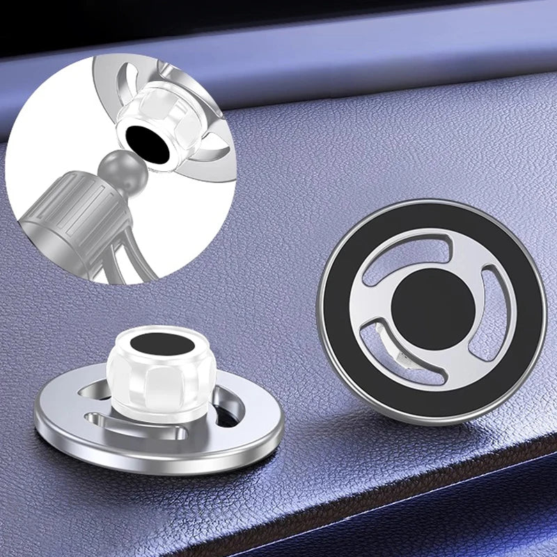 For MagSafe Magnetic Car Mount Accessories Universal GPS Phone Holder 17mm Ball Head Socket Base Wireless Charger Magnet Bracket