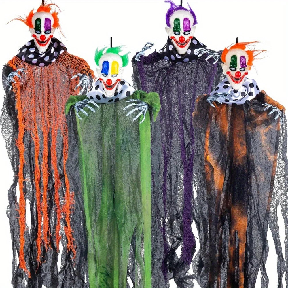 29 inch Hanging Clown Halloween Decorations Outdoor Props Front