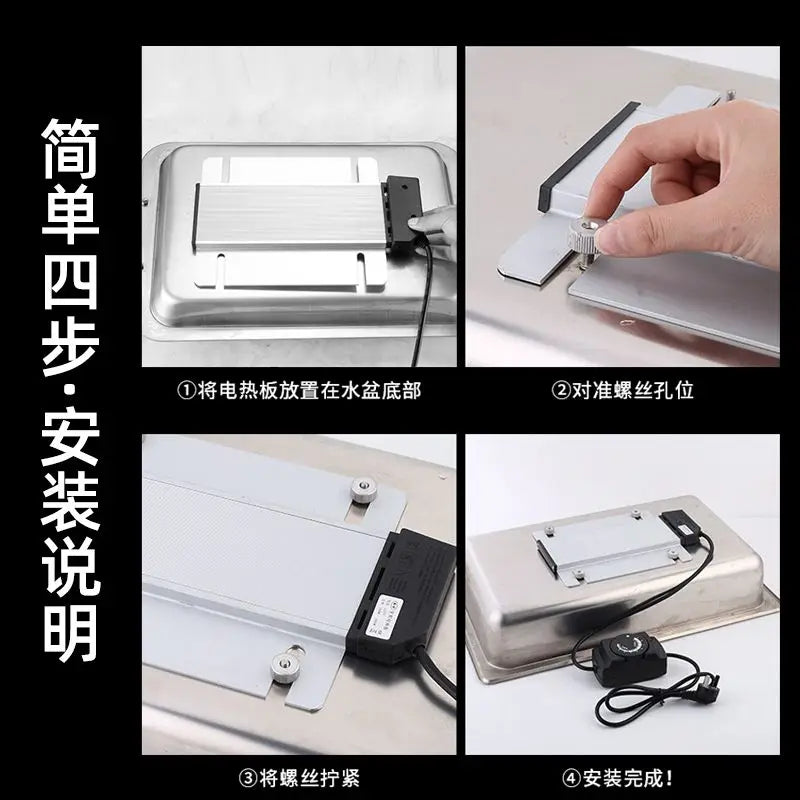 Temperature Controlled Electric Heating Plate Heating Plate Buffet Furnace Heating Plate Adjustable Constant Temperature