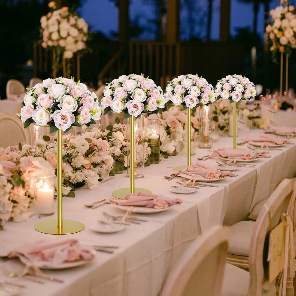 Wedding Centerpieces for Tables 15.7in Metal Flower Stand Vase