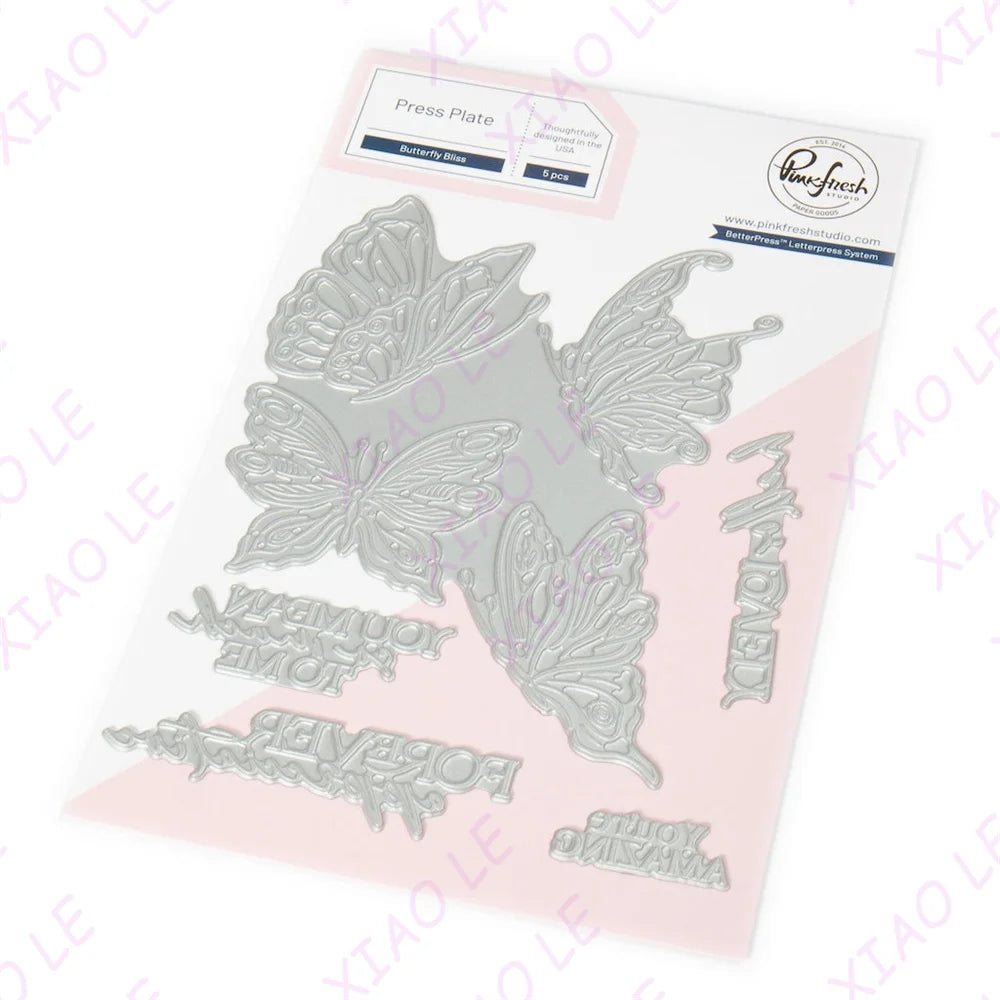 Pink Fresh Good Times April Releases Metal Cutting Dies Stamps Stencil Hot Foil Scrapbooking Album Decoration Craft for DIY Card