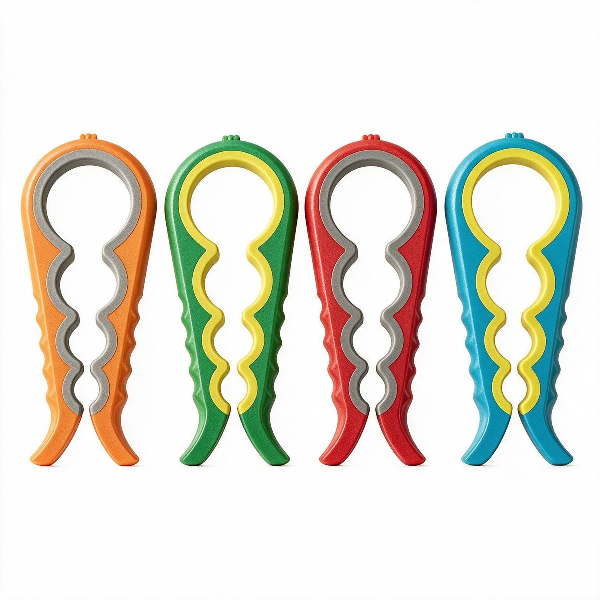 1 Pack Multifunctional Jar And Bottle Opener Non Slip Labor Saving Easy To Open Stubborn Lids Portable Durable Easy To Clean For Daily Kitchen Cooking Household Users Cooking Enthusiasts Manual Lid Remover Simple Twist Cap Ga