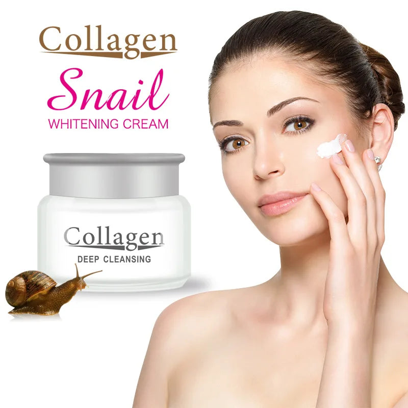 Snail Collagen Face Cream Moisturizing Face skincare Creams Anti Wrinkle Firming Brightening Hydrating Facial Cream Skin Care