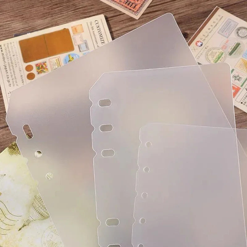 A4 B5 A5 A6 A7 2Pcs Loose-leaf Divider and