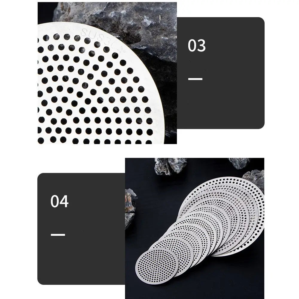 304 Stainless Steel Hair Filter Mesh Floor Drain Net Sewer Isolation Net Kitchen Bathroom Balcony Round Shower Drain Cover