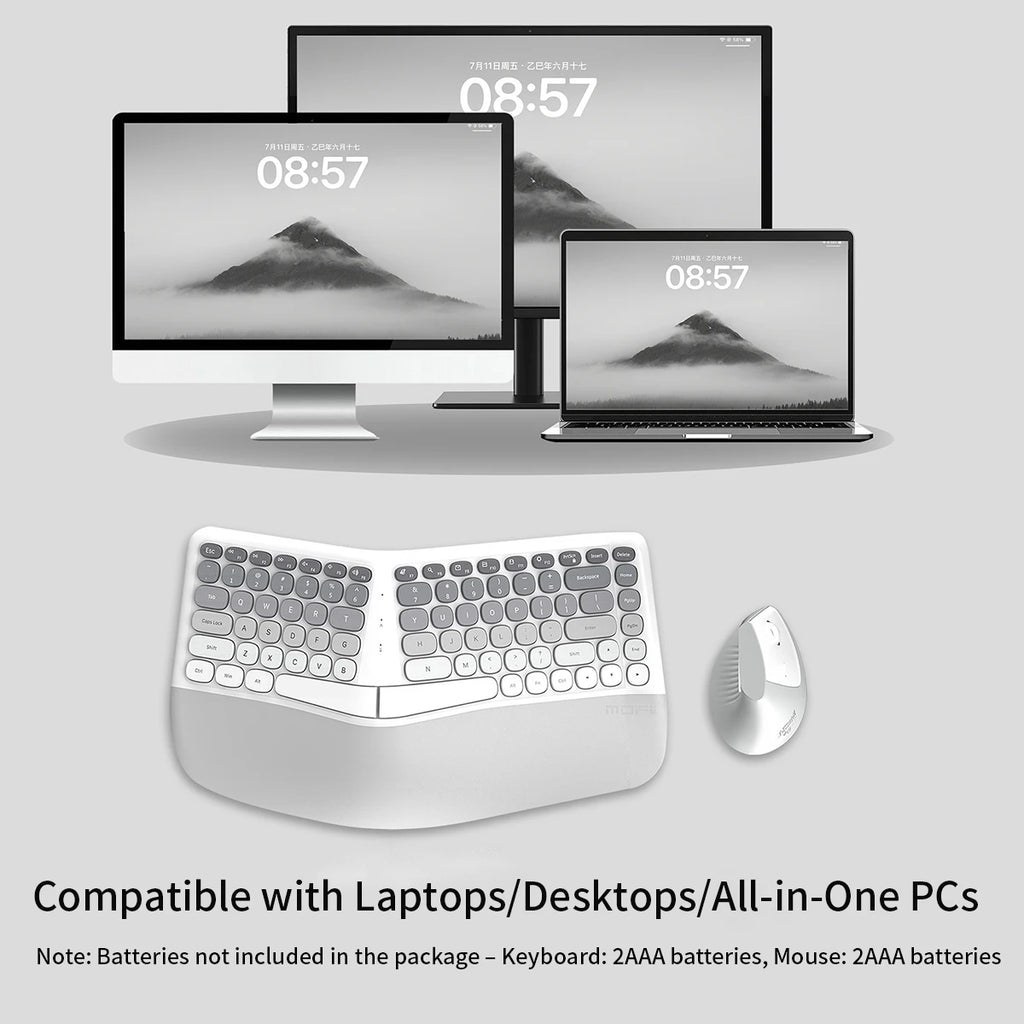 MOFii Ergonomic Keyboard and Mouse Combo