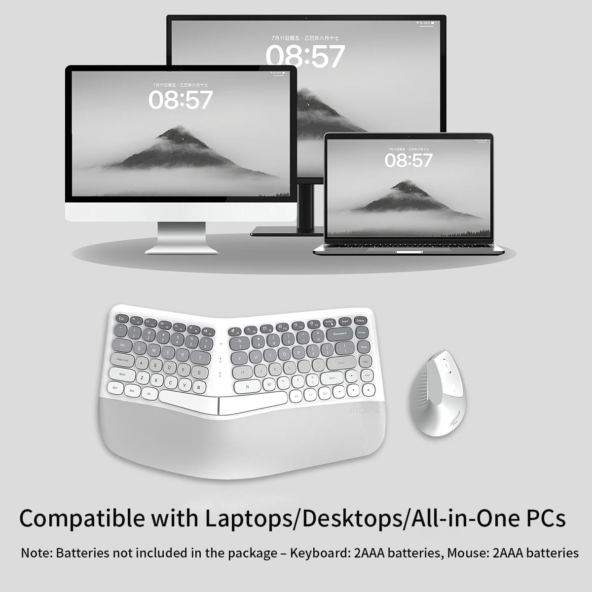 MOFii Ergonomic Keyboard and Mouse Combo
