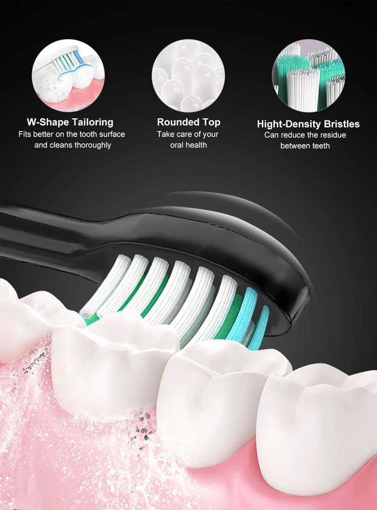 Sonic Electric Toothbrush Smart Ultrasonic Dental Teeth Whitening Rechargeable