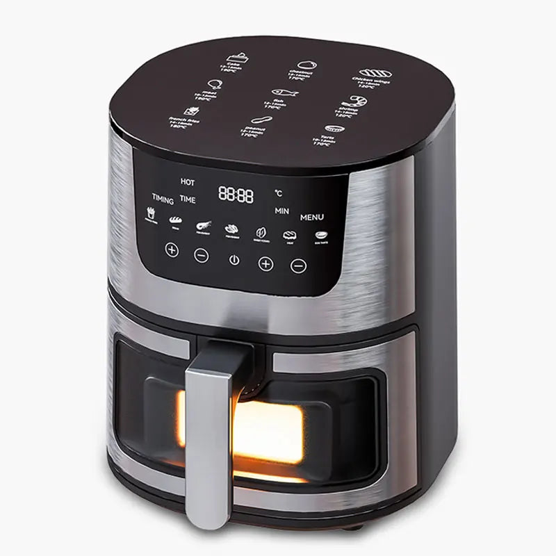 1250W Oil Free Air Fryer Oven LED Touch Panel