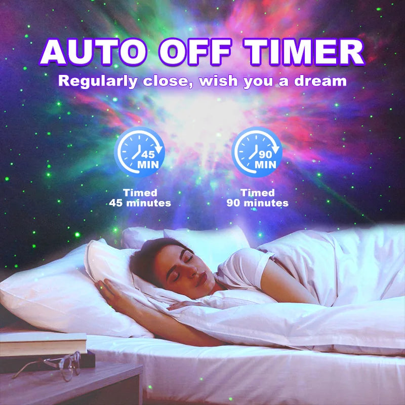 Galaxy Nebula Projector Lamp, Astronaut Design