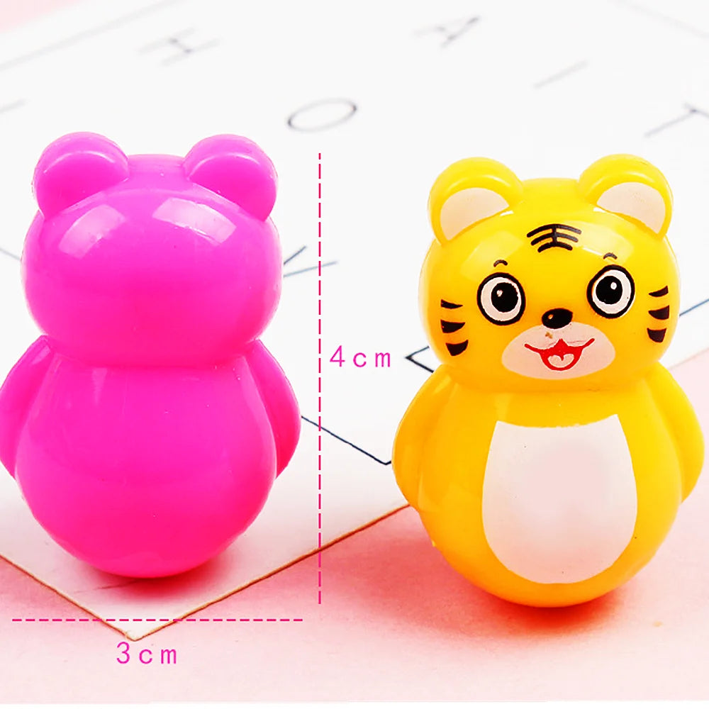 50pcs Plastic Cartoon Party Favors Toy Assortment Giveaway Pinata Filler Kids Birthday Keepsakes Carnival Prizes