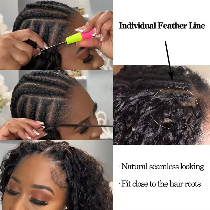 12A 30 Inch Curly Crochet Human Hair Small Spirals