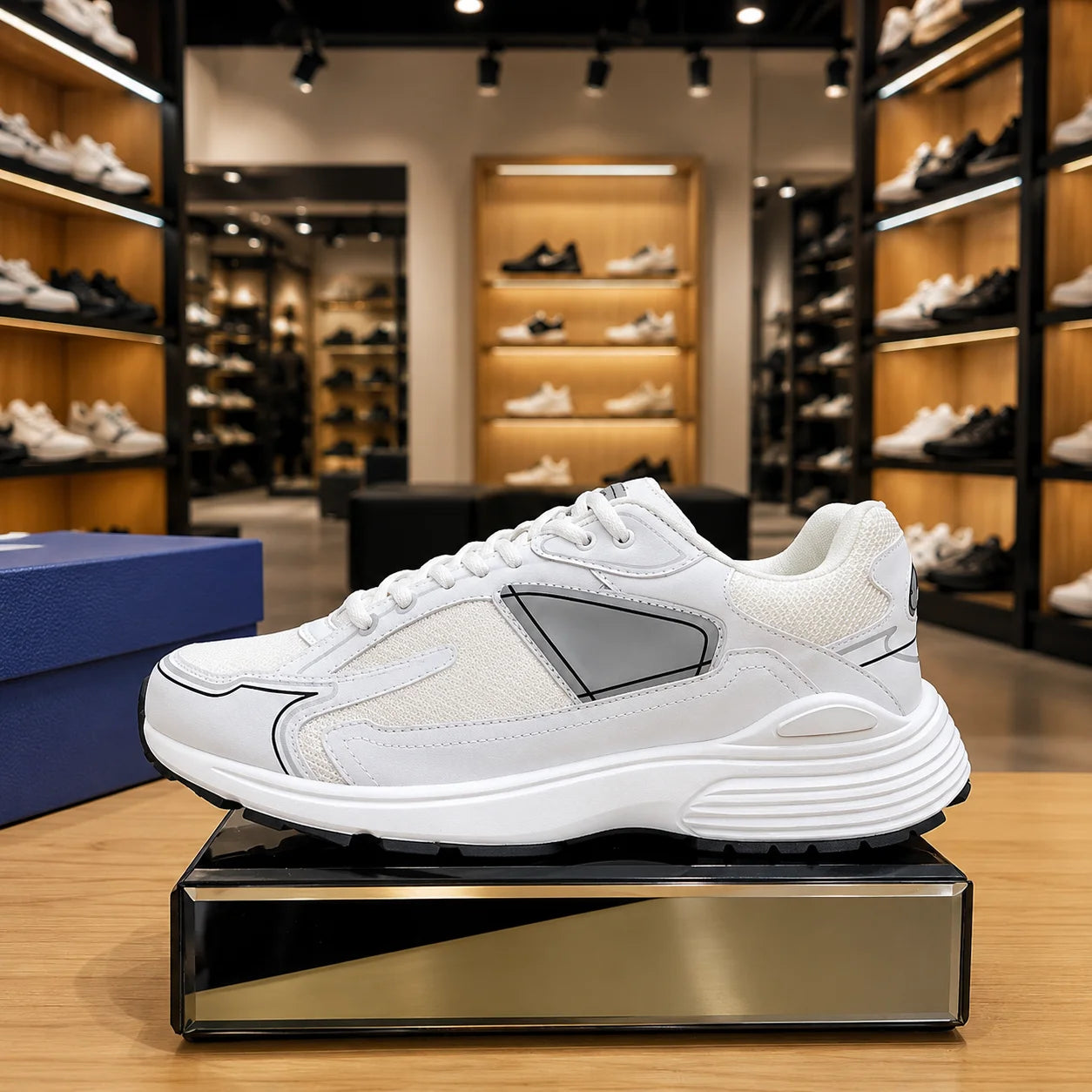 2026 Fashionable Men Shoes B30 Comfortable Women Mesh Lace Up Round Running Shoe Design For Daily Casual Sports Shoes