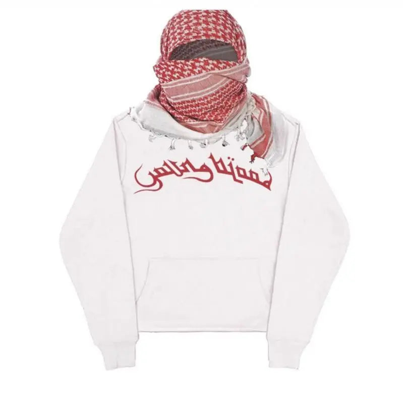 American Spring and Autumn New Pullover Hoodie Headband Design Trendy Fashion Personalized Street Sweatshirt 2025