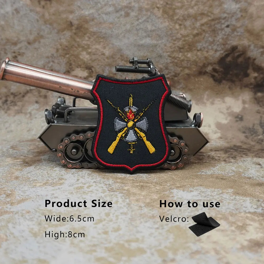 Добровольческий корпус,tactical embroidery patches,exquisite and high-quality,used for cloth,back with hook