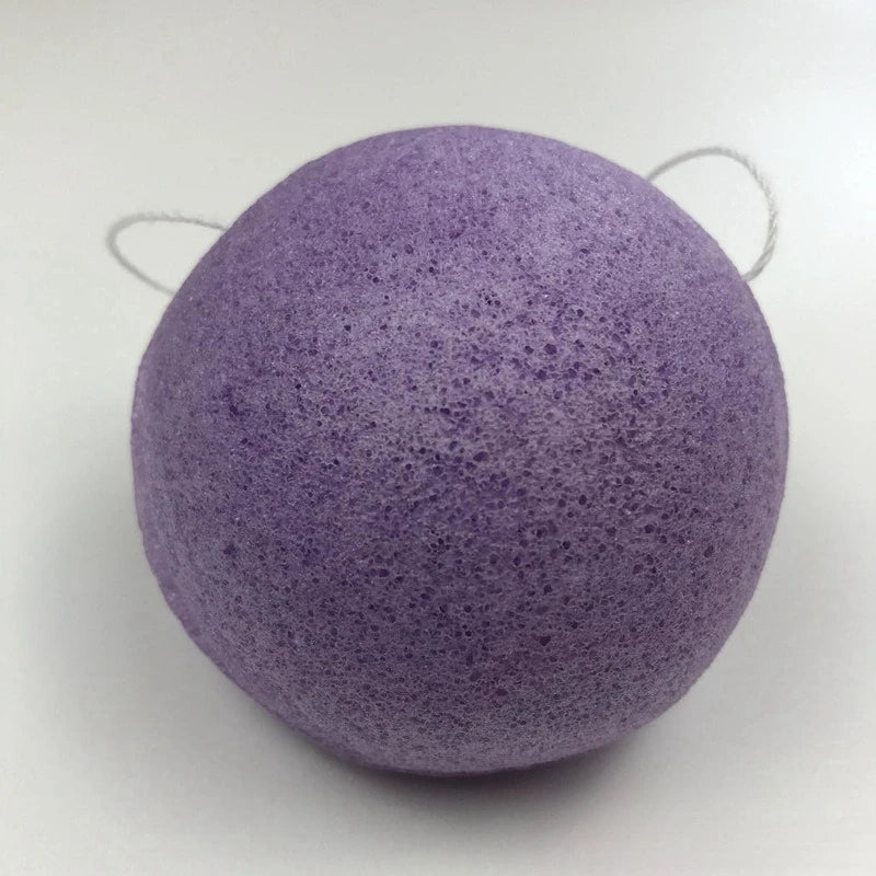 1PCS Natural Konjac Sponge - Gentle Exfoliating & Cleansing Face Wash Tool for Sensitive Skin Care