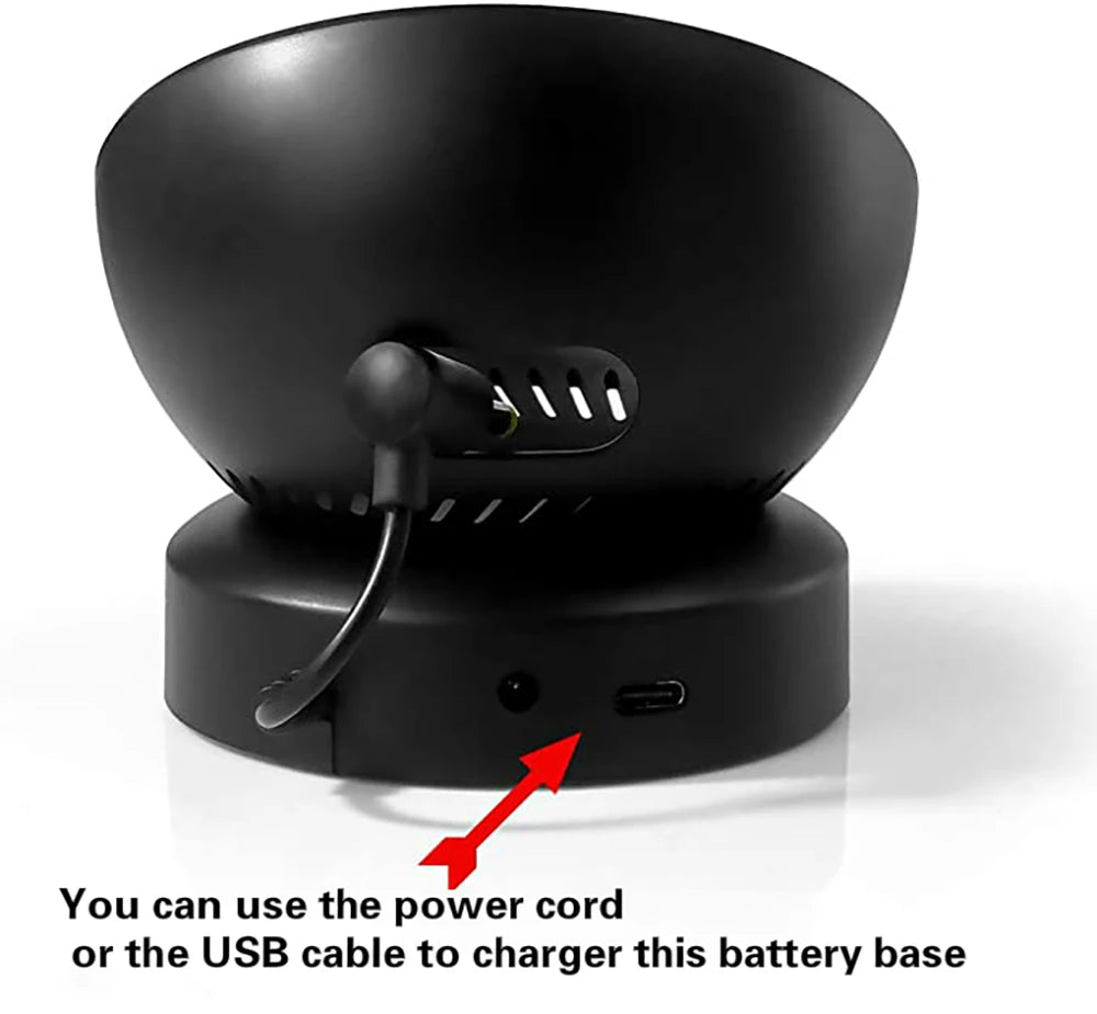 Echo Dot 4th/5th Gen Battery Base Portable Wireless Charger Mobile Alexa Smart Speasker Battery Base for Echo Dot 4th/5th