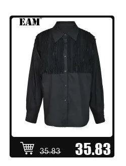 [EAM] Loose Fit Asymmetrical Big Size Sweatshirt New High Collar Long Sleeve Women Big Size Fashion Spring Autumn 2026 19A-a124