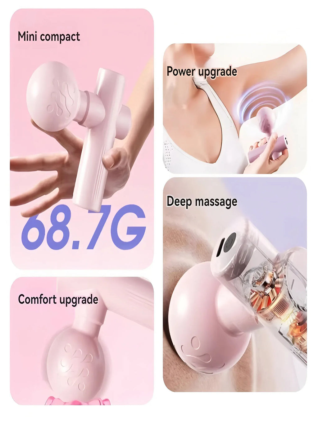 Portable Mini Massage Gun, Rechargeable