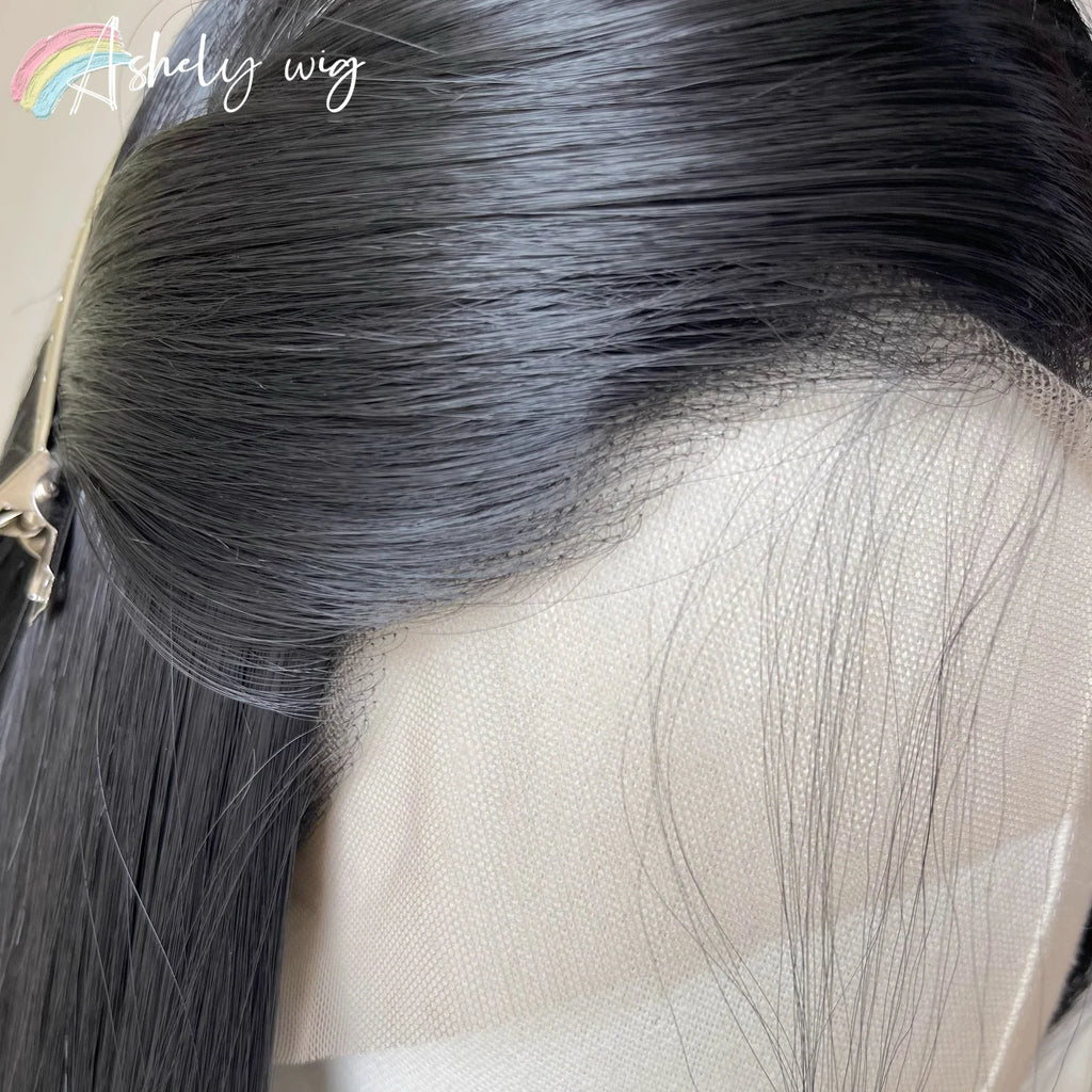 Black Wig 26inch 13x4 Lace Front Wig for Women