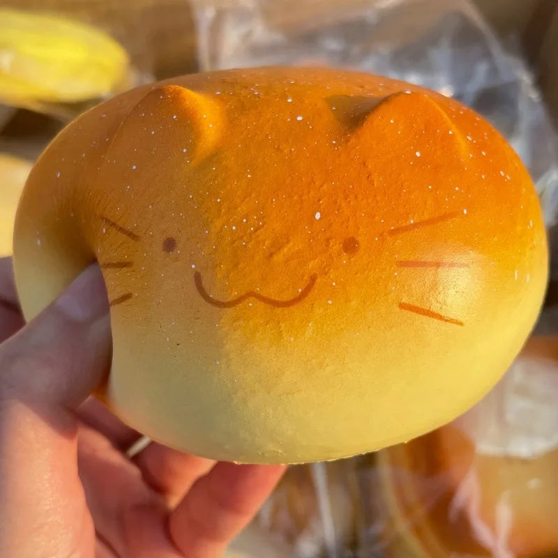 Cute Squishy Totoro Bread Fidgets Toys Soft Kitty Bread