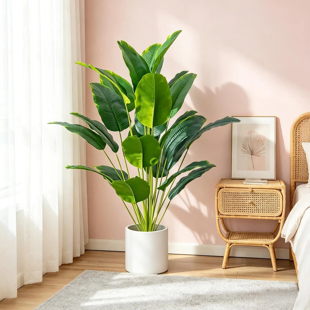 67-112cm Large Artificial Plants Bird of Paradise Tree Tropical